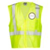 Unisex Single Pocket Zipper Mesh Vest Thumbnail