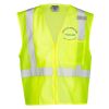 Unisex Single Pocket Zipper Mesh Vest Thumbnail