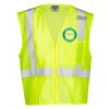 Unisex Single Pocket Zipper Mesh Vest Thumbnail